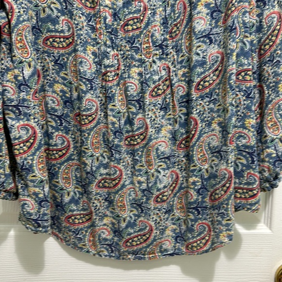 LRL Lauren Jeans Co. Sz XL top - Picture 6 of 9